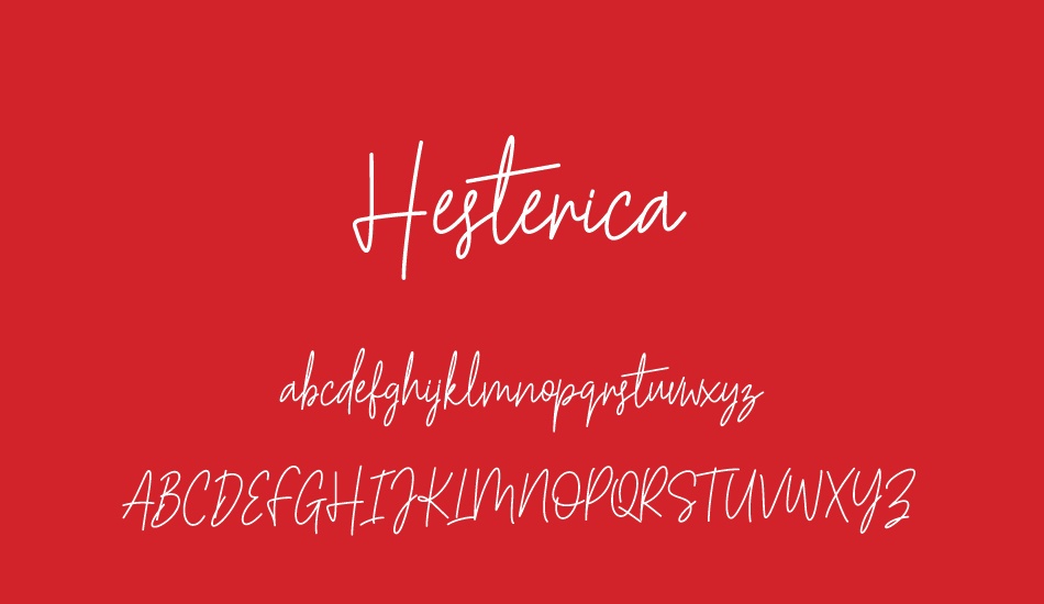 Hesterica font