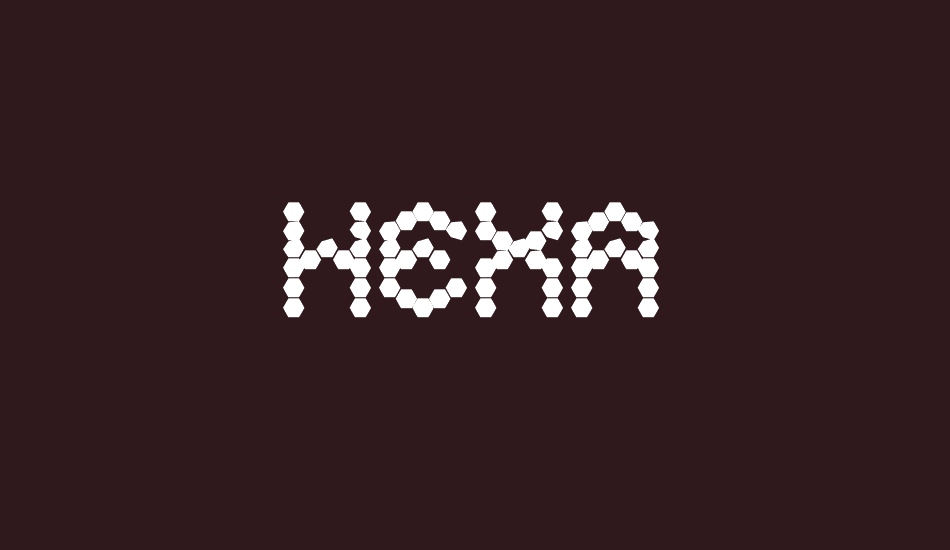 Hexa font big