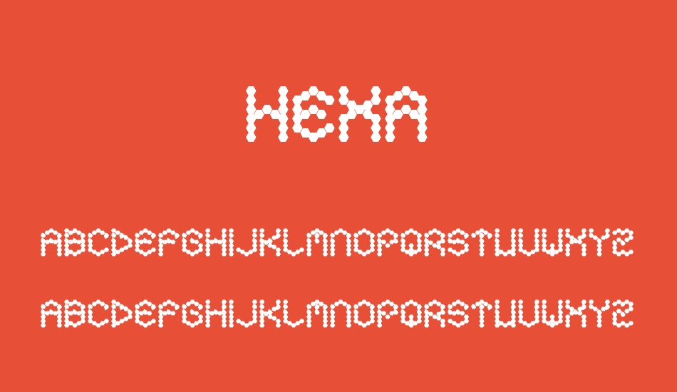 Hexa font