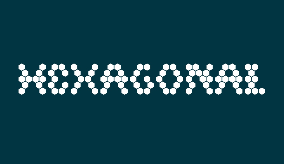 HEXAGONAL font big