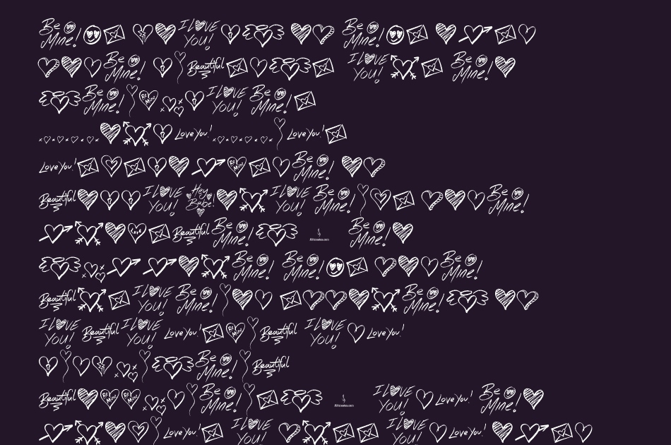 Hey Babe font 1