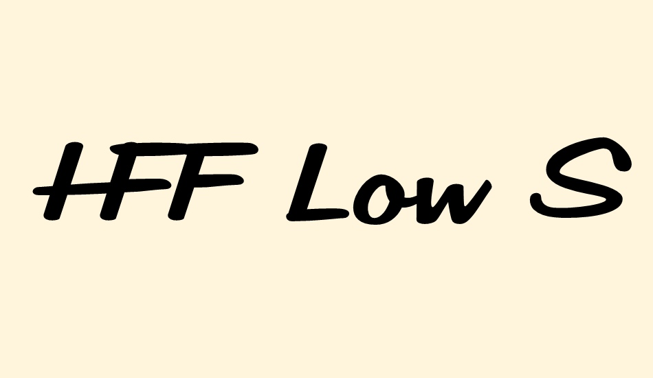 HFF Low Sun font big