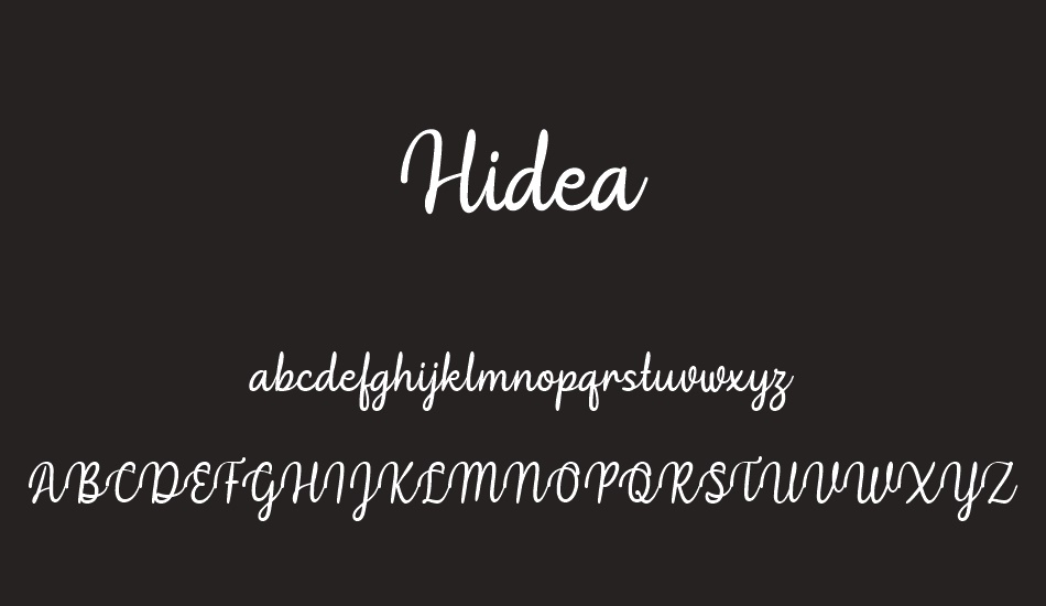 hidea font