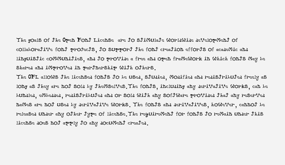 HieroglyphLicks font 1