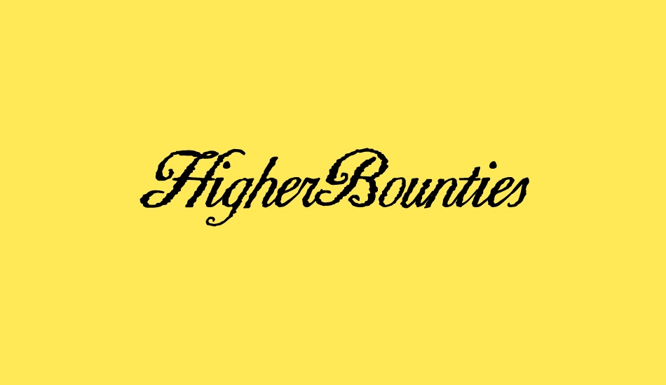 HigherBounties font big