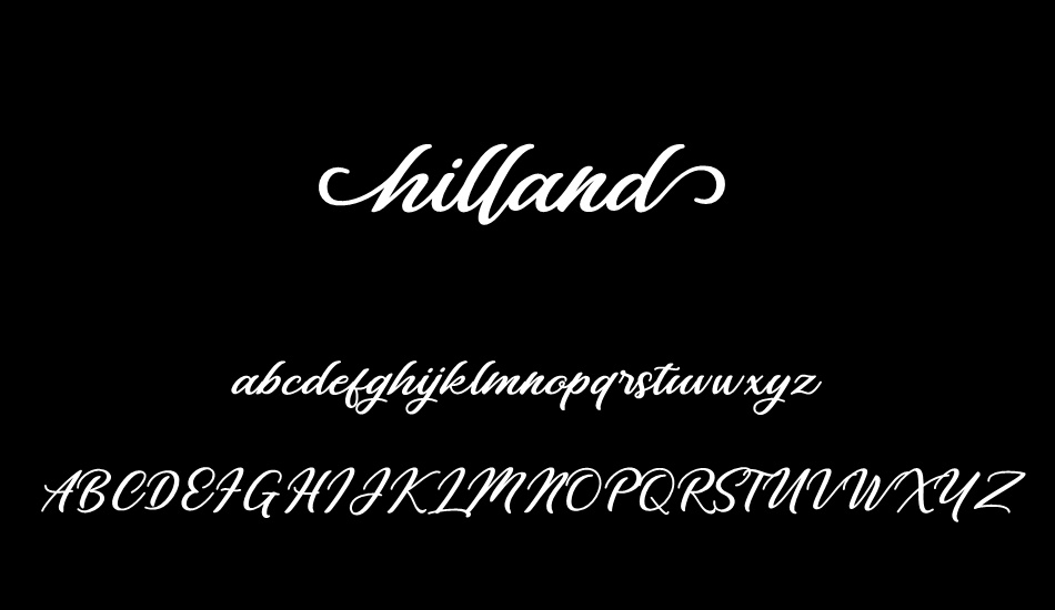 hilland font