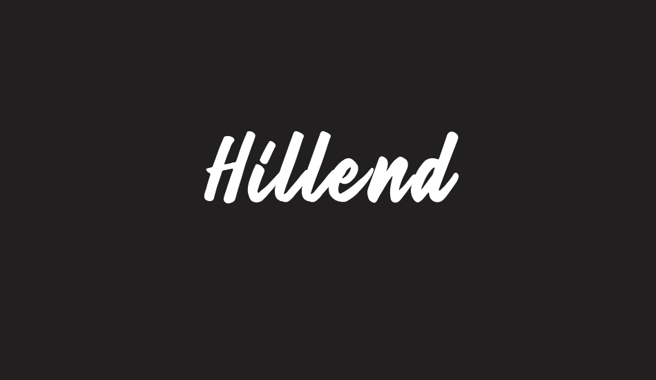 Hillend font big