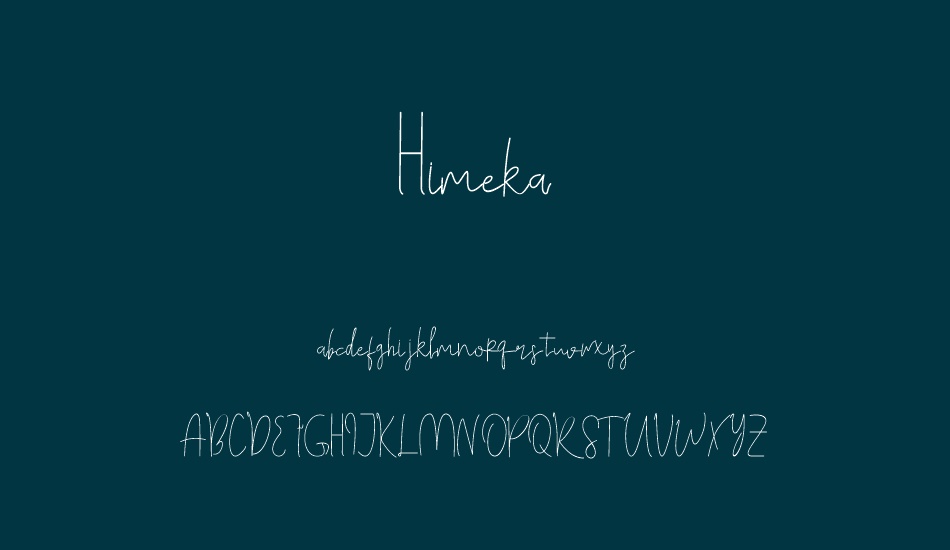 Himeka font