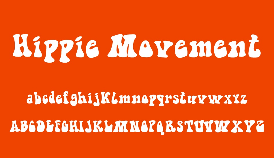 Hippie Movement font