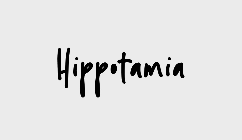 hippotamia font big