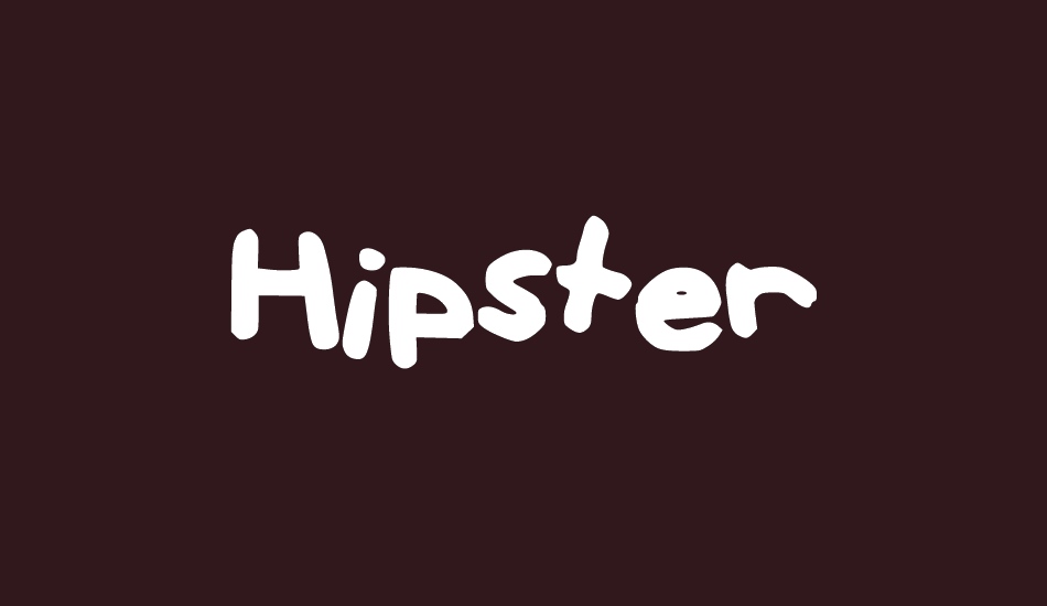 Hipster font big