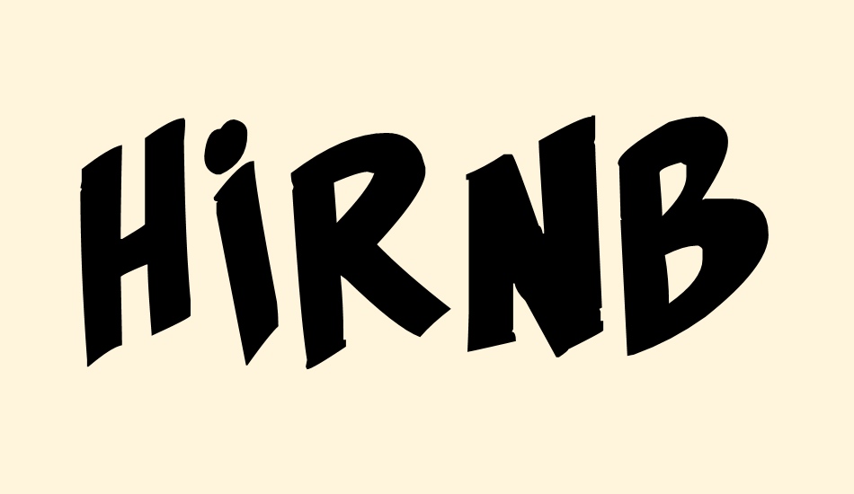 HirnBold font big