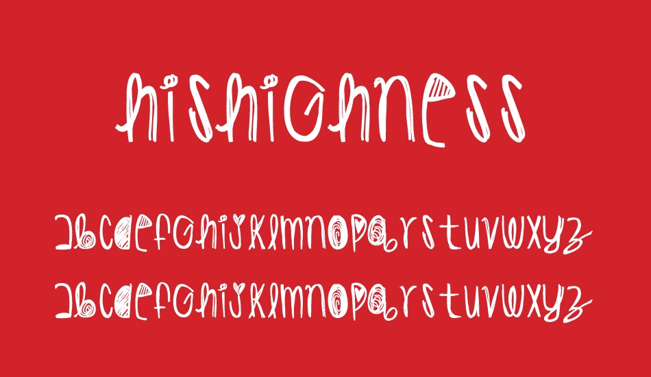 HisHighness font