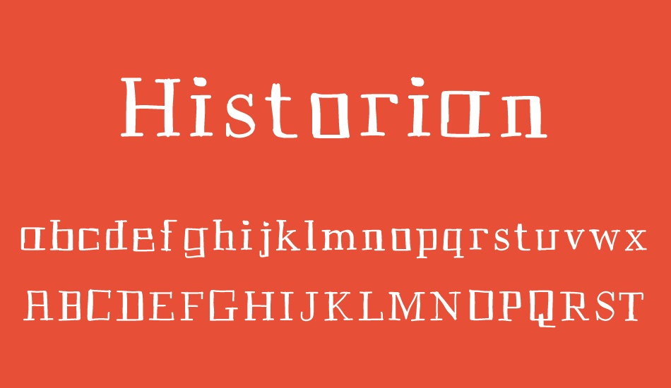 Historian font