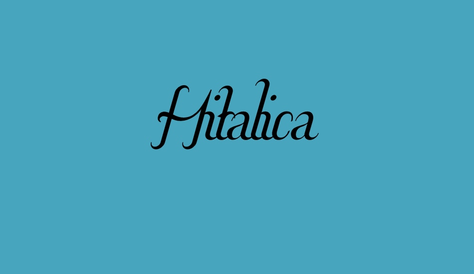 Hitalica font big