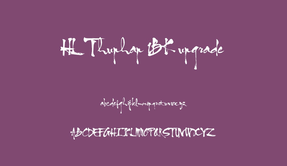 HL Thuphap 1BK upgrade font