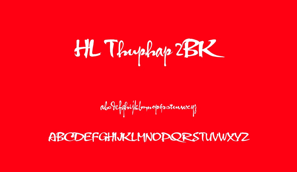 HL Thuphap 2BK font