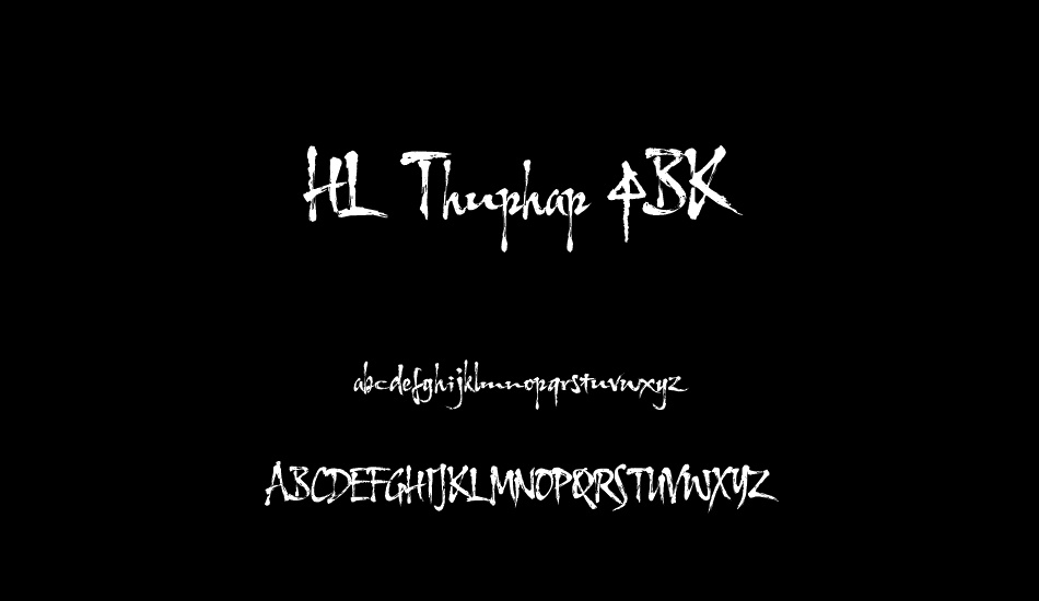 HL Thuphap 4BK font