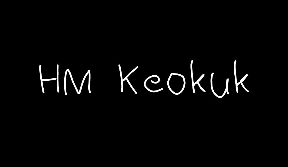 HM Keokuk font big