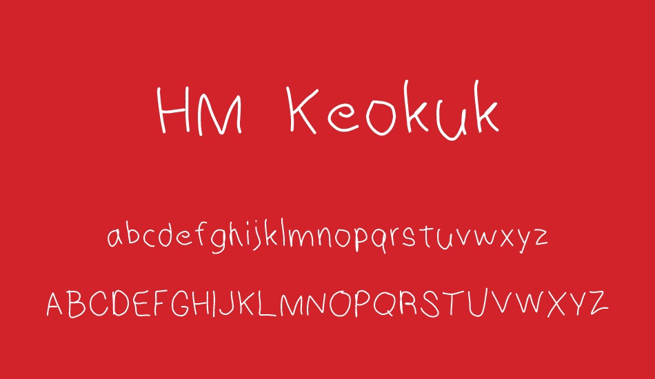 HM Keokuk font