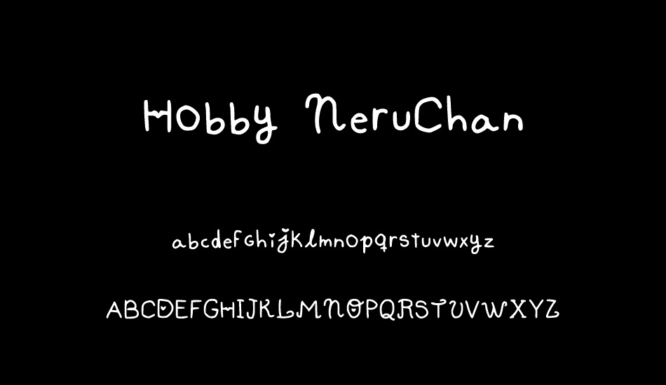 Hobby NeruChan font