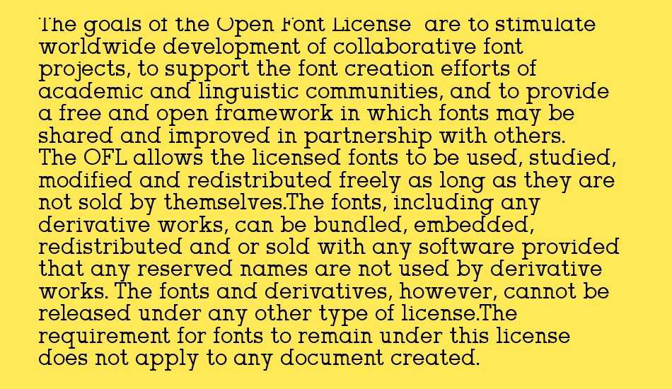 Hole font 1