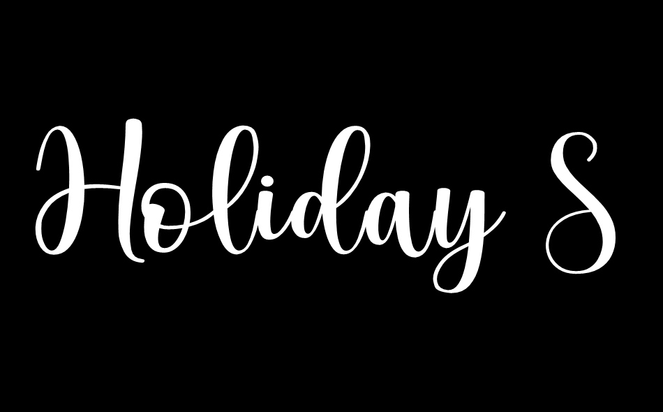 Holiday Sweet Lovely font big