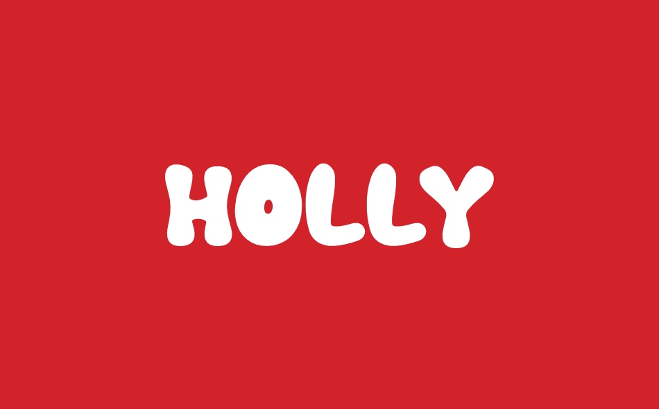 Holly font big