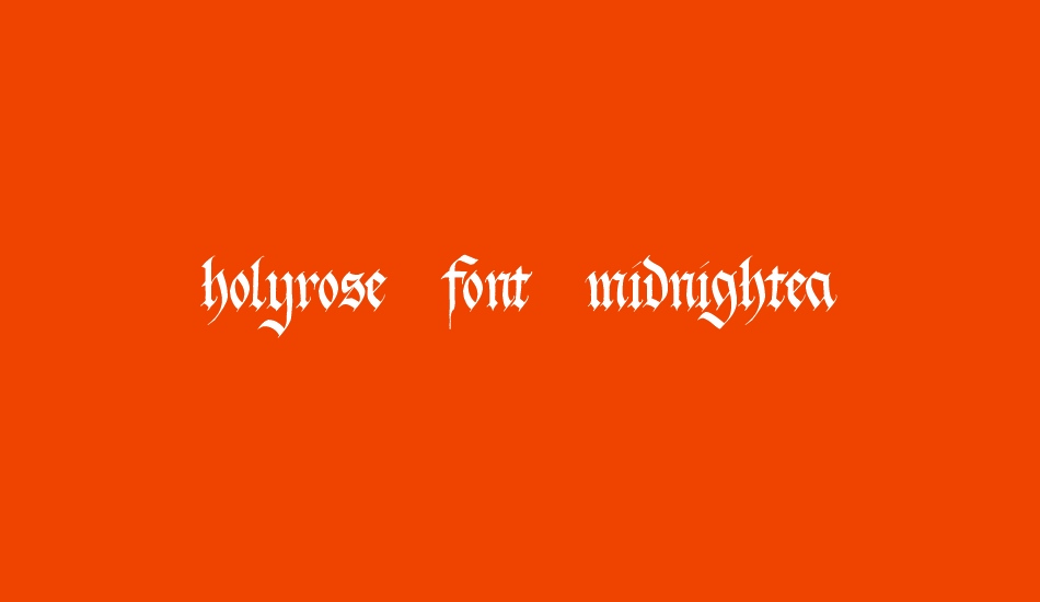 holyrose-font-midnightea font big