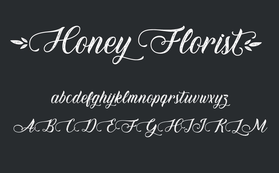 Honey Florist font