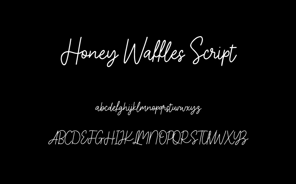 Honey Waffles font