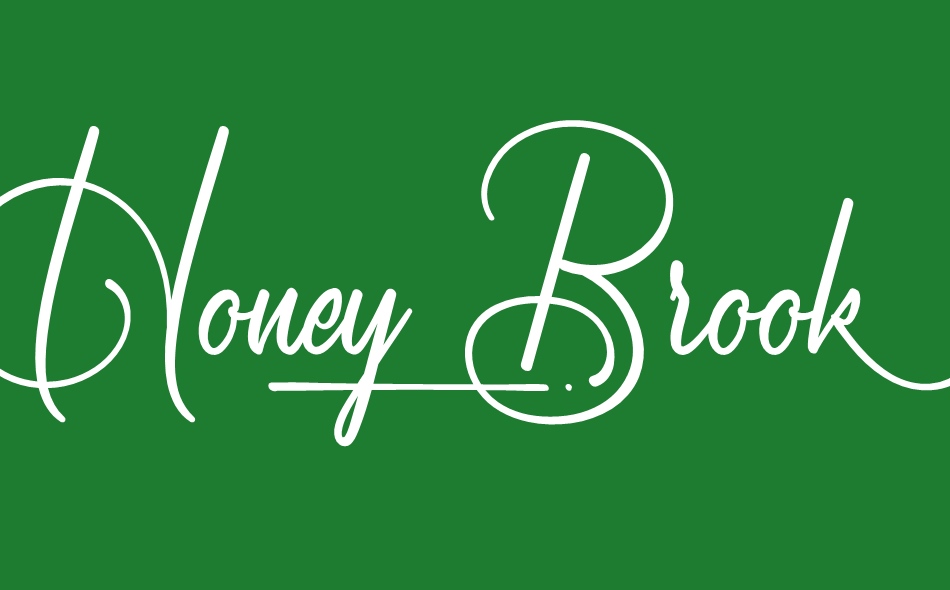 Honey Brook font big