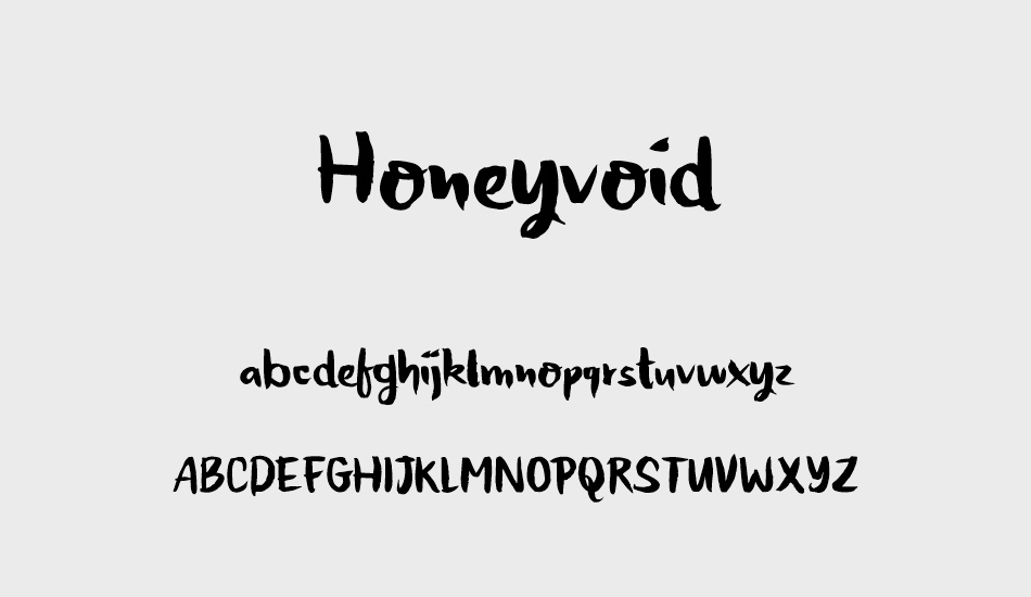 Honeyvoid DEMO font