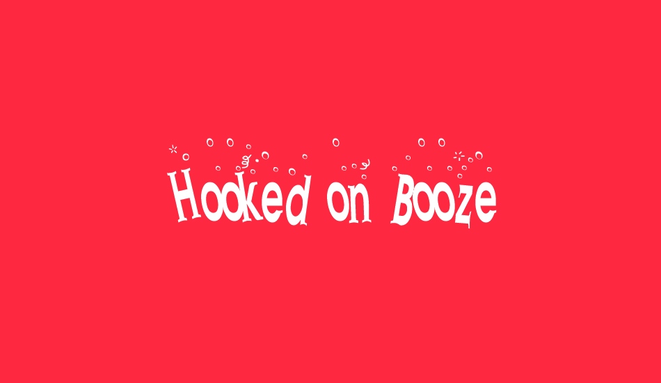 Hooked on Booze font big