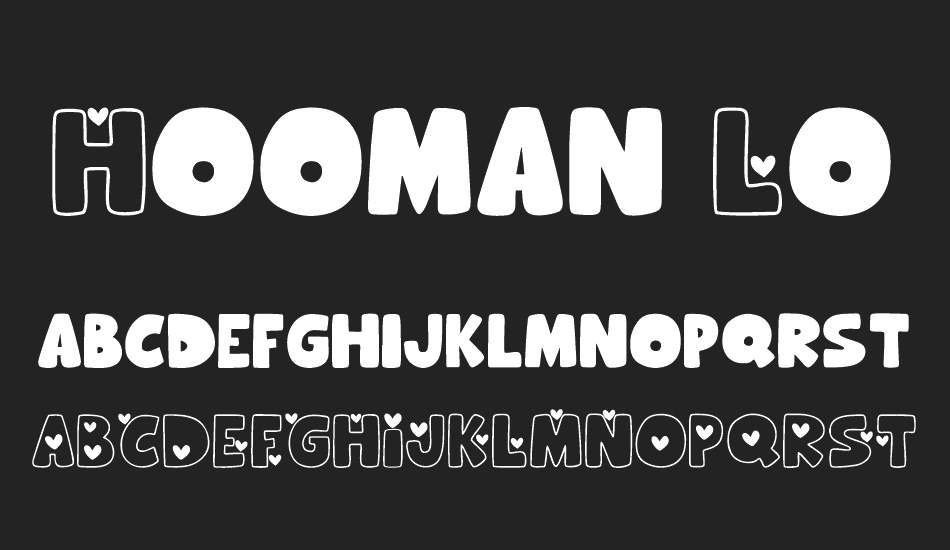 hooman-love font