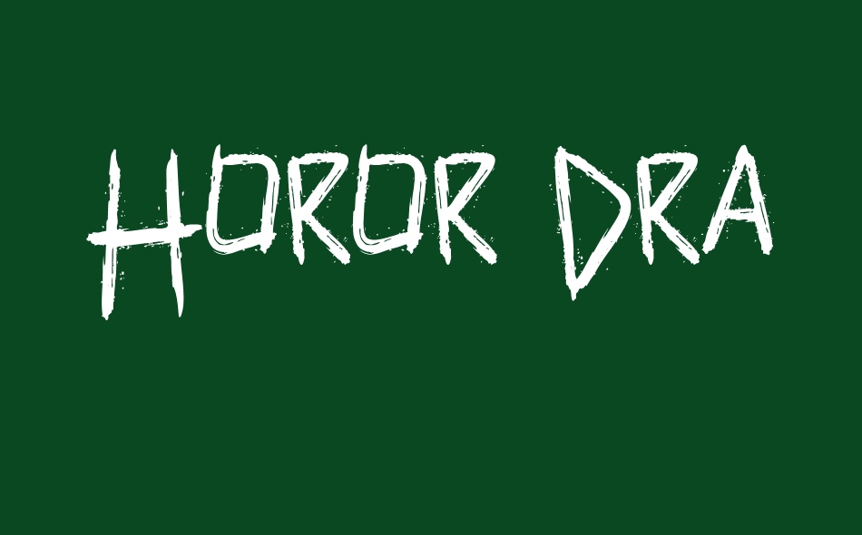 Horor Drama font big