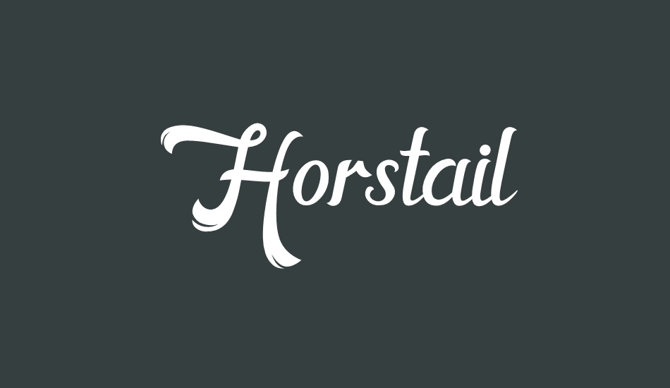 Horstail Free font big