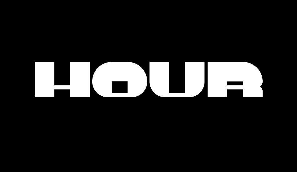 Hours font big