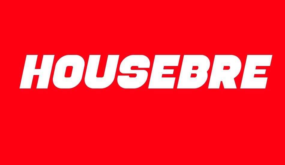 Housebreak font big