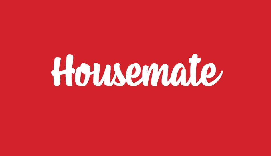 Housemate font big