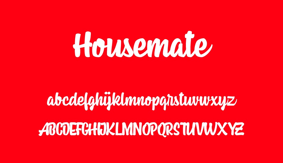 Housemate font