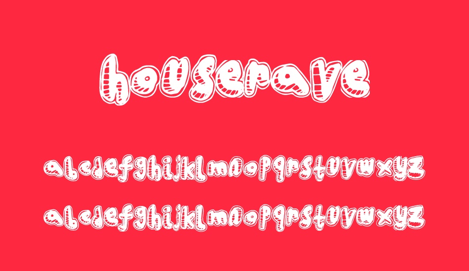 HouseRave font