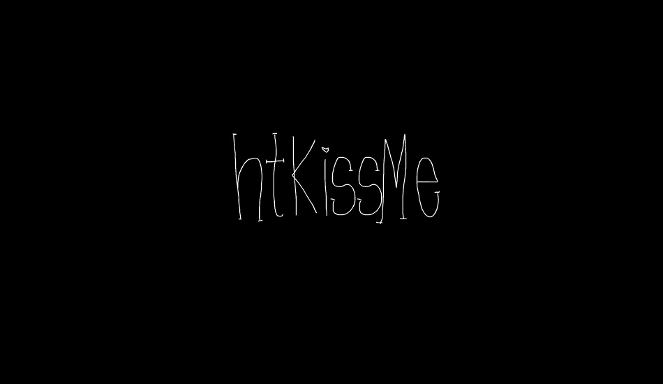 htKissMe font big