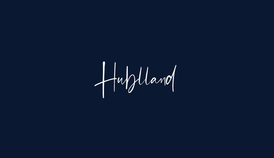 hublland font big