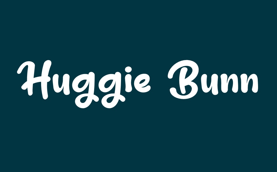 Huggie Bunny font big