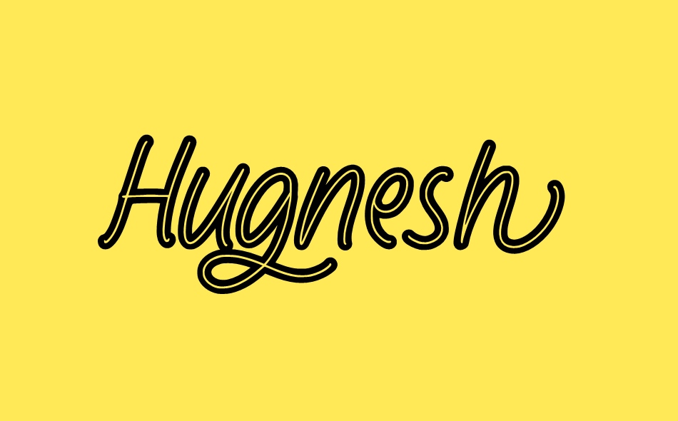 Hugnesh font big