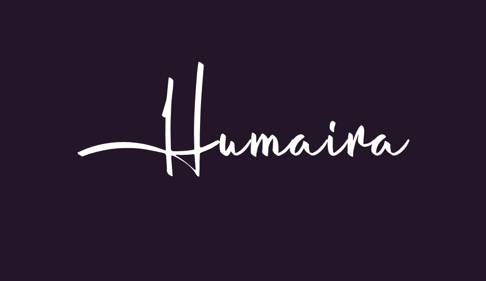 Humaira Demo font big