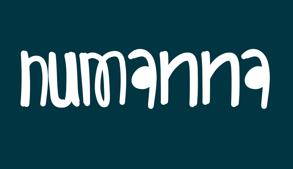 HumanNature font big