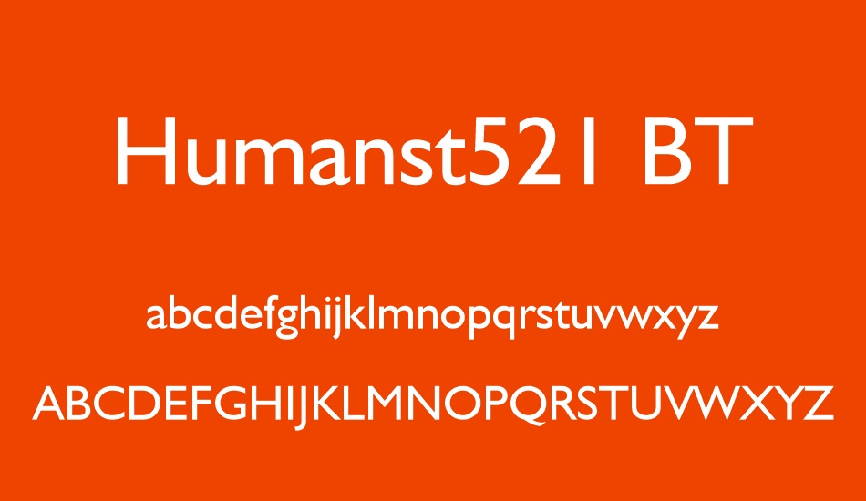 human light cond font