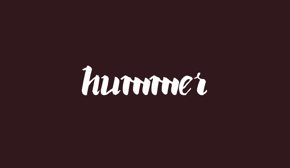 hummer font big